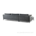Combinación Sofá de esquina en forma de sofá minimalista moderna L